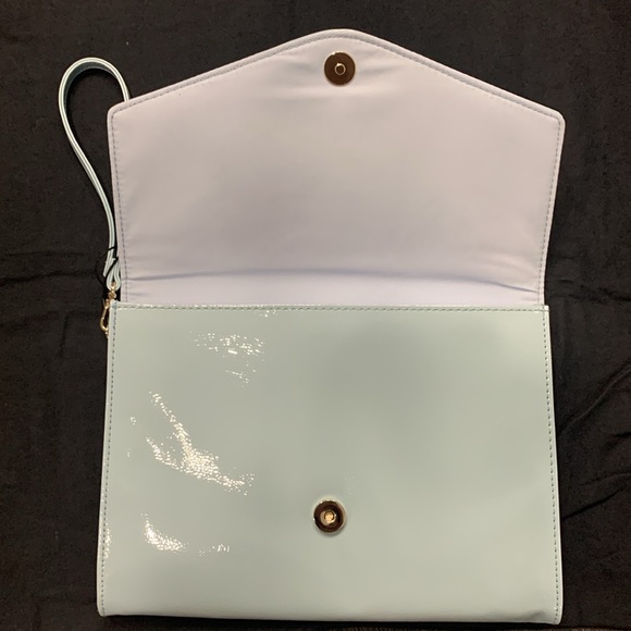 Ted Baker light blue clutch or wristlet - Picture 4 of 6